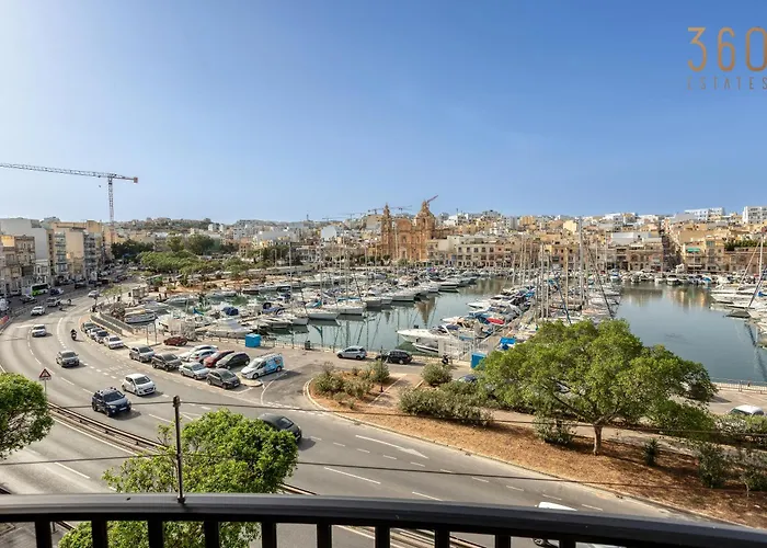 Appartement Stunning 3br Marina View In With Balcony By 360 Estates Pietà